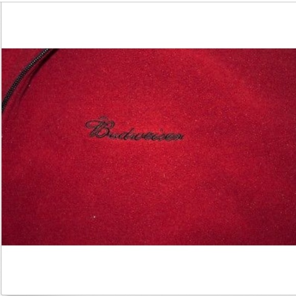 North Bay Men's Long Sleeve Fleece Embroidered Budweiser Logo Size Medium - Picture 7 of 8